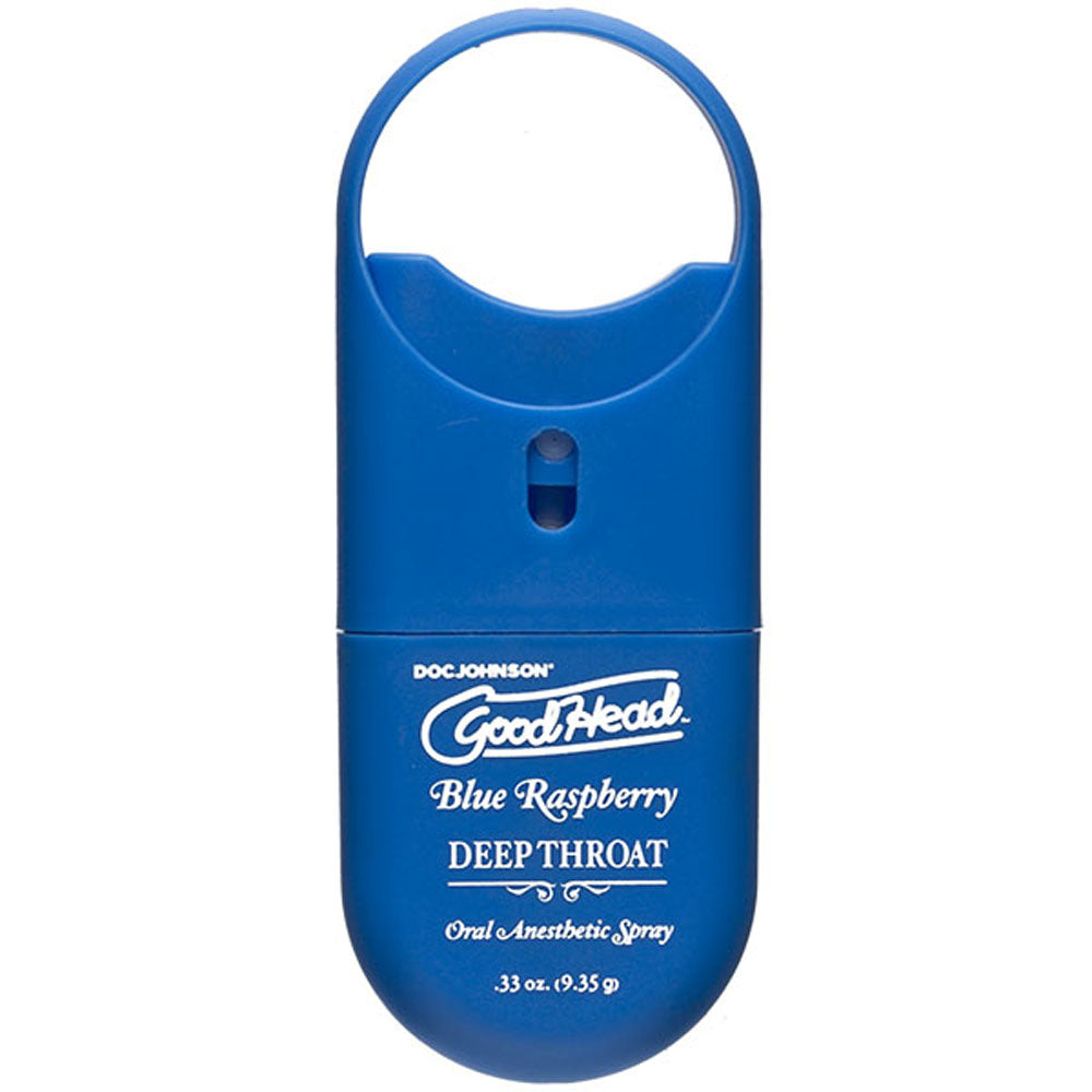 Goodhead - Deep Throat Spray to-Go - Blue Raspberry - .33 Oz. DJ1360-41-CD