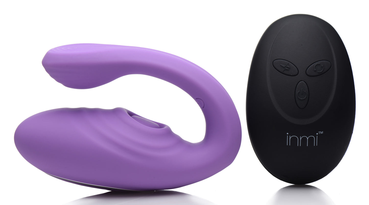 7x Pulse Pro Pulsating and Clit Stim Vibe With Remote INM-AG601